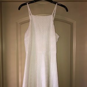 White lace dress